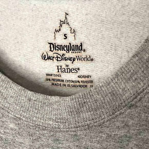 Disney Parks Disneyland Gray Mickey Mouse Pullover Sweater Unisex Size Small - Picture 3 of 4